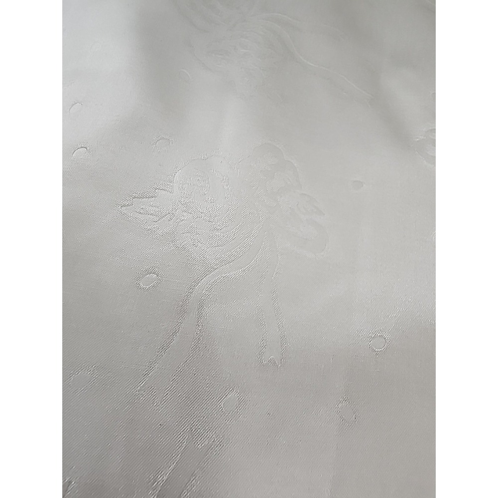 Vintage Pajamas Sleep Shirt Gioni Feroti Sz M Ivory Top Satin Buttons Classic‎ - Picture 11 of 11